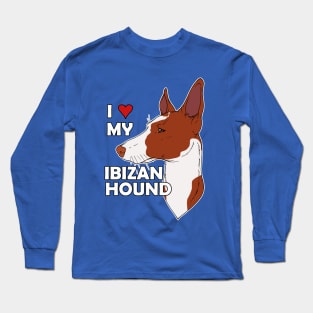 I Heart My Ibizan Hound Long Sleeve T-Shirt